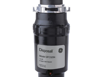 GE DISPOSALL® 1/3 HP Continuous Feed Garbage Disposer - Corded